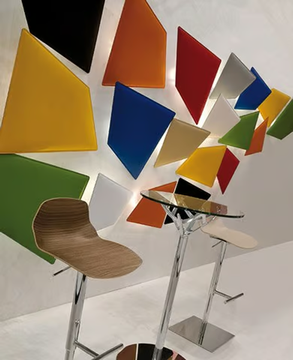 FLAP LUX - Fabric Acoustic wall panel with Integrated Lighting by Caimi Brevetti - view 3